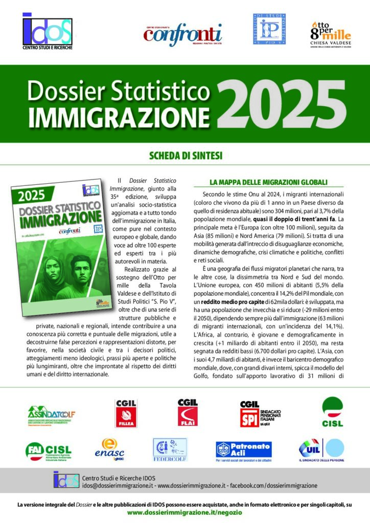 Dossier Statistico Immigrazione 2025 